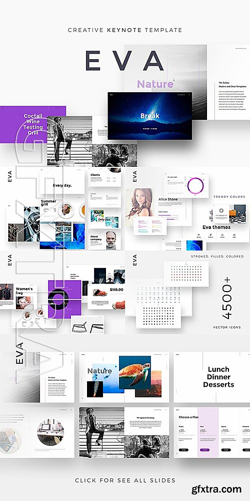 CM - EVA Keynote Template + Icon Pack 1385946