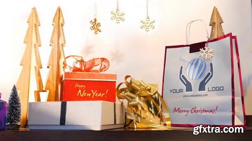 Videohive - Christmas Gifts Logo - Storefront Digital Signage - 20807250