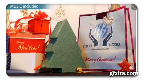 Videohive - Christmas Gifts Logo - Storefront Digital Signage - 20807250