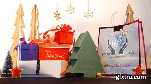 Videohive - Christmas Gifts Logo - Storefront Digital Signage - 20807250