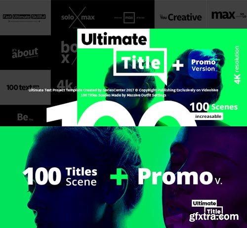 Videohive - Ultimate Text | 100 Titles Animation - 20871204