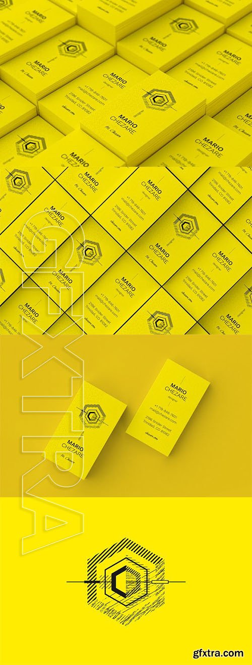 CreativeMarket - Chezare 07. Business card template 2028828