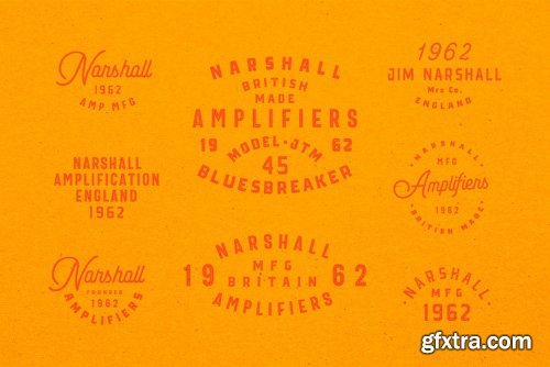 The Bartender Collection Font Family - 12 Fonts