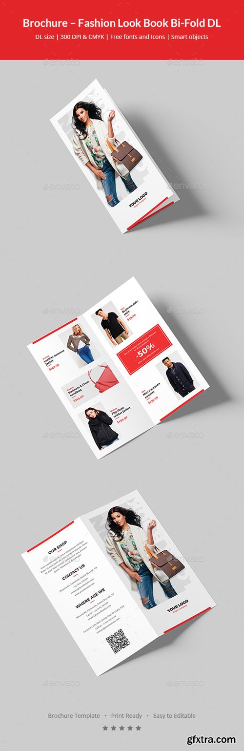 GR - Brochure – Fashion Look Book Bi-Fold DL 20922523