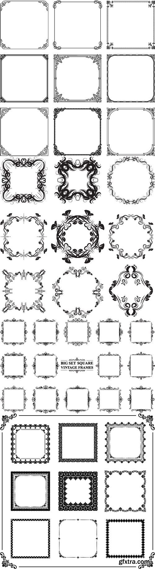 Vectors - Ornate Vintage Frames 49