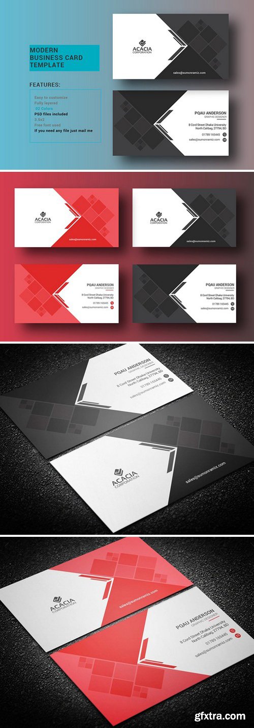 CM - Modern Business Card 1408618