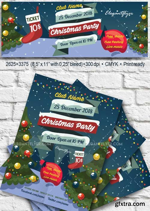 Christmas Flyer V7 2017 Template