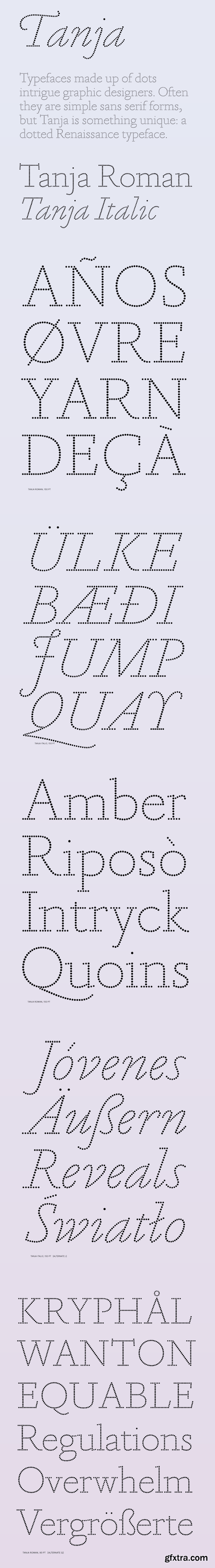 Tanja Font Family