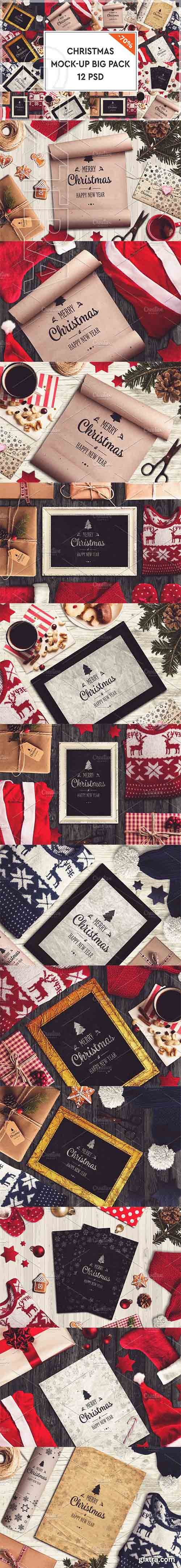 CreativeMarket - Christmas Mock-up Big Pack 4 2026820