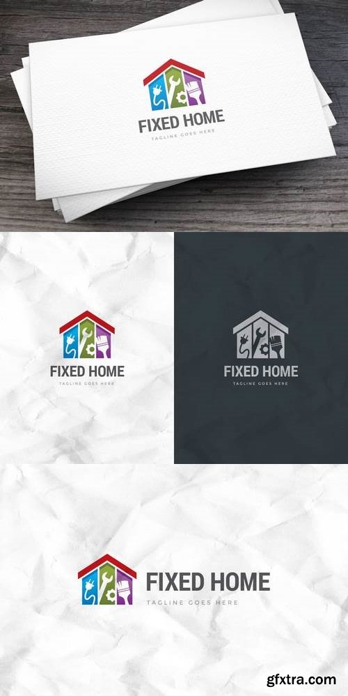 Fixed Home Logo Template