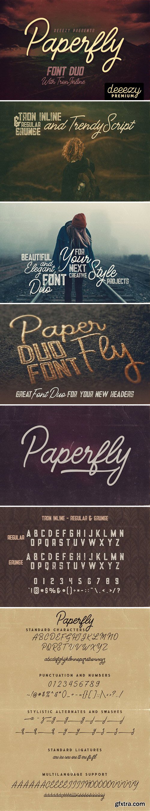 CM - Paperfly Font Duo 1991473