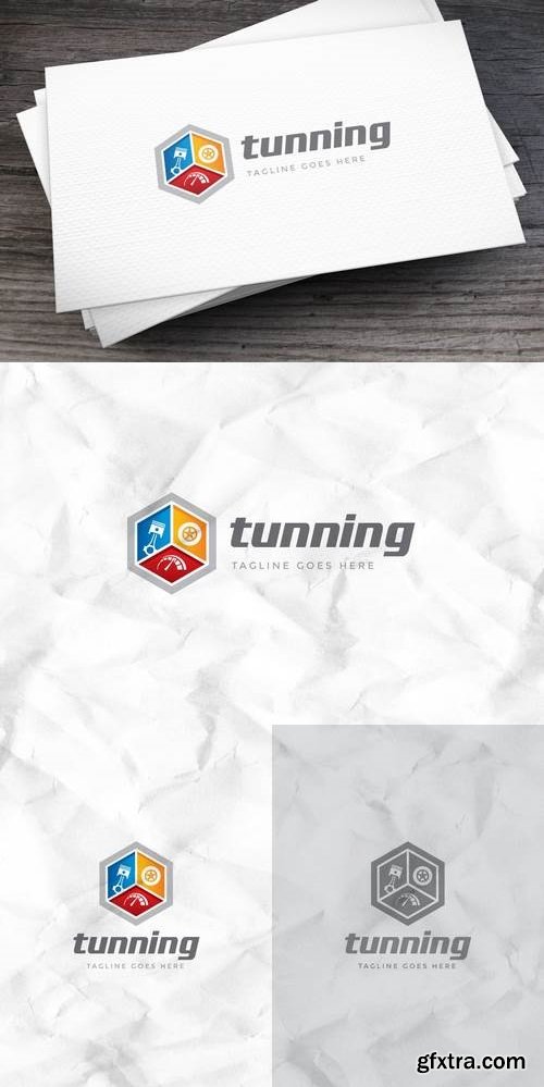 Car Tuning Logo Template