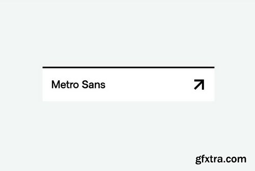 Metro Sans Font Family