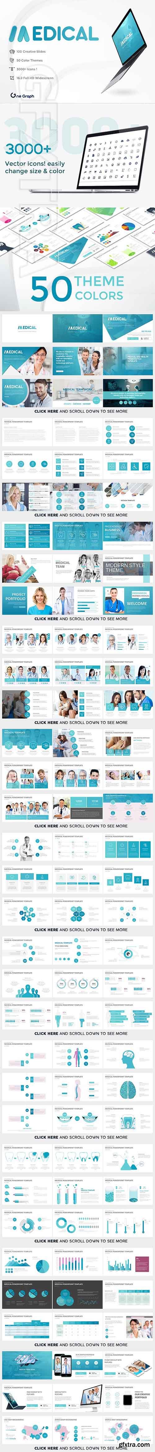 CreativeMarket - Medical PowerPoint Template 2036937