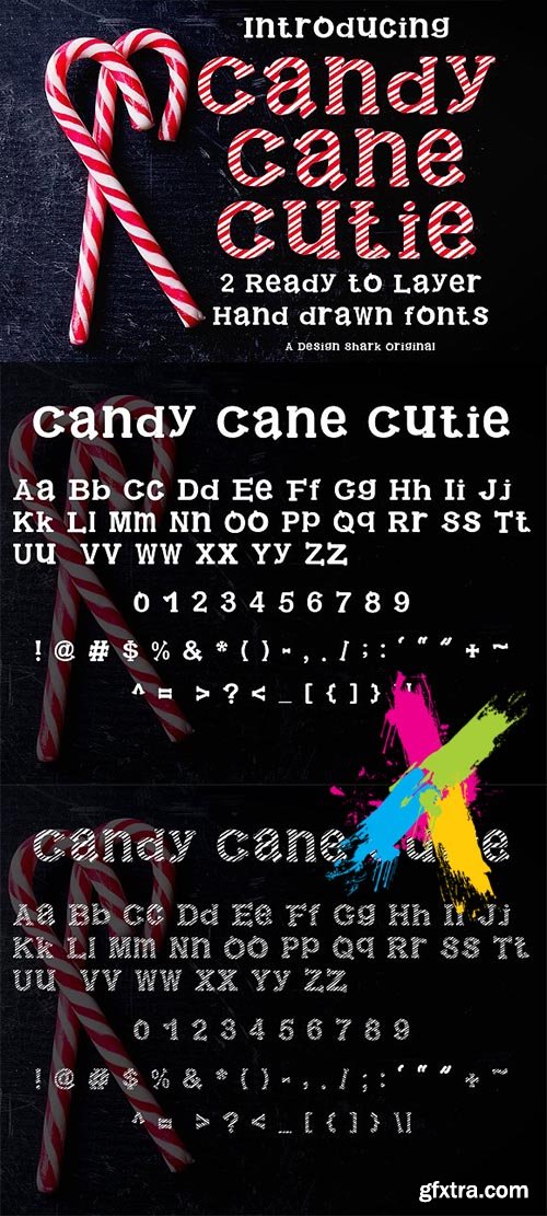 CreativeMarket - Candy Cane Cutie 2035539