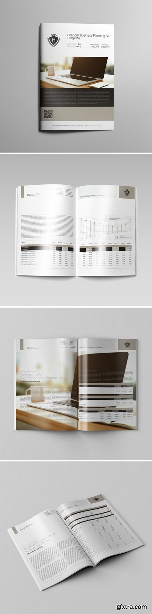 KeBoto - Financial Business Planning A4 Template 000121