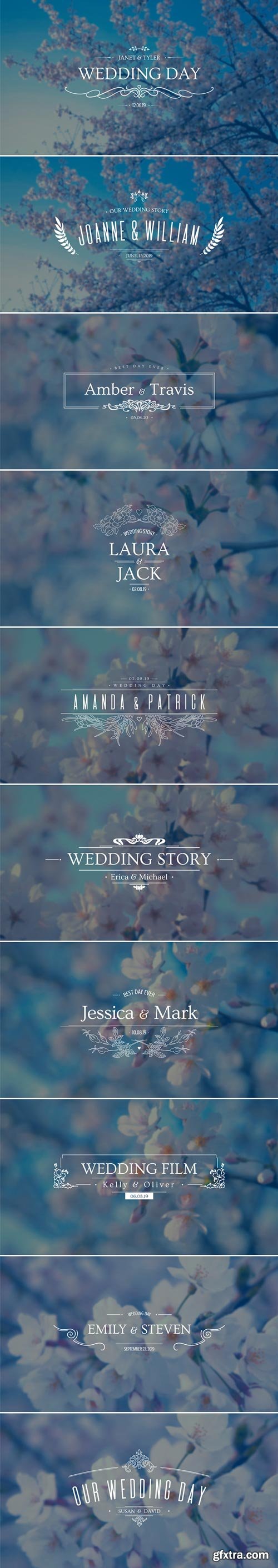 Videohive - Wedding Titles - 20439562