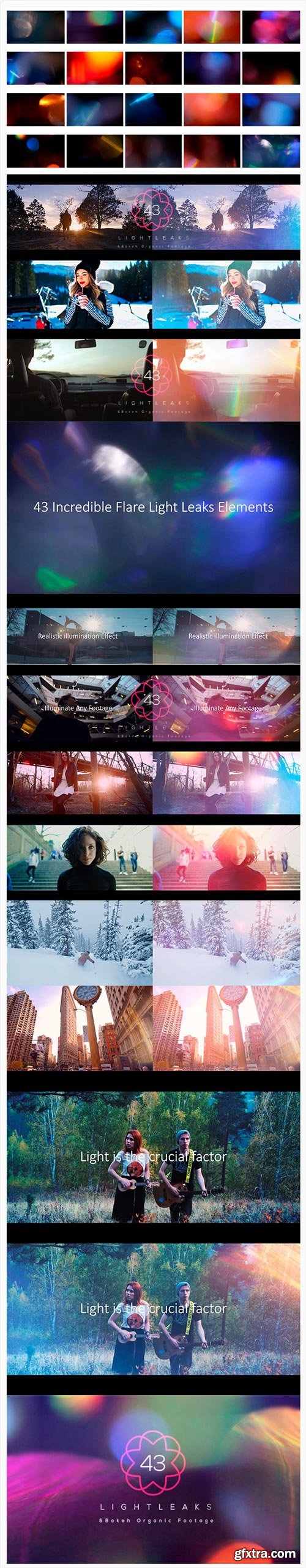 Videohive - Light Leaks Pack - 20339733