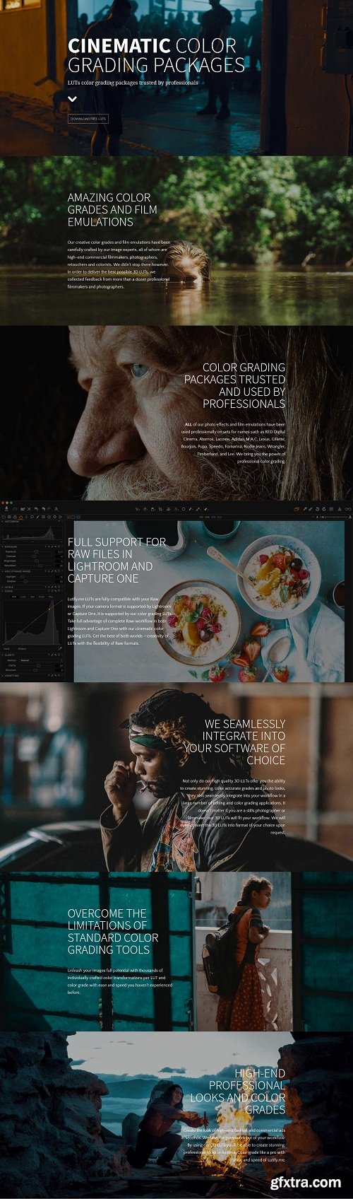 Lutify.me LUTs Color Grading Packages 3D LUTs (Win/Mac)