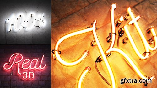 Videohive Real 3D Neon Kit 20767740