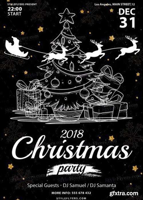 Christmas V14 2018 PSD Flyer Template