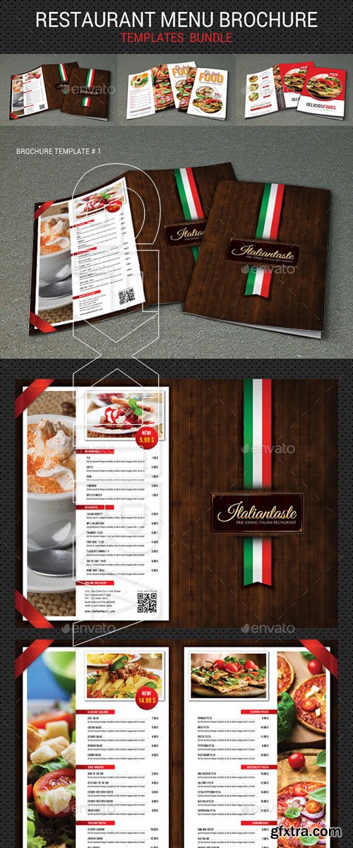 GraphicRiver - Restaurant Menu Brochure Bundle 20936716