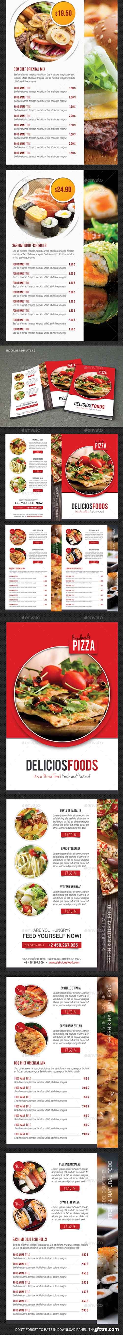 GraphicRiver - Restaurant Menu Brochure Bundle 20936716