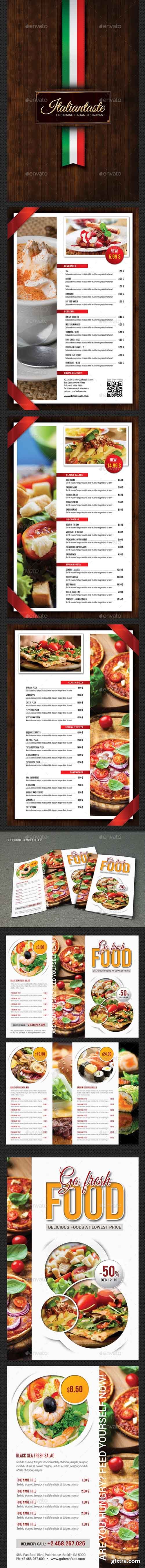 GraphicRiver - Restaurant Menu Brochure Bundle 20936716