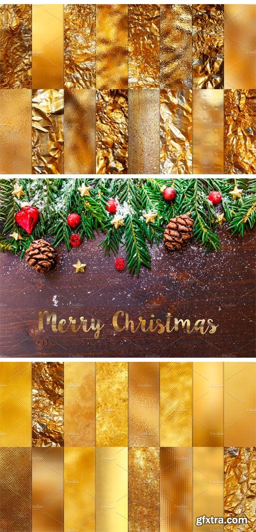 CM - Gold Foil Textures, Gold Backgrounds 1988723