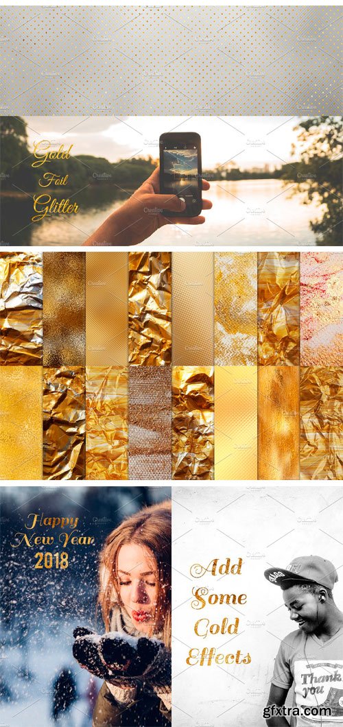 CM - Gold Foil Textures, Gold Backgrounds 1988723