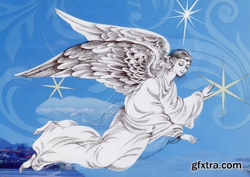 Angel wings guardian of the holy spirit 25 EPS