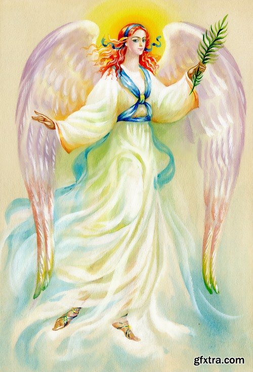 Angel wings guardian of the holy spirit 25 EPS