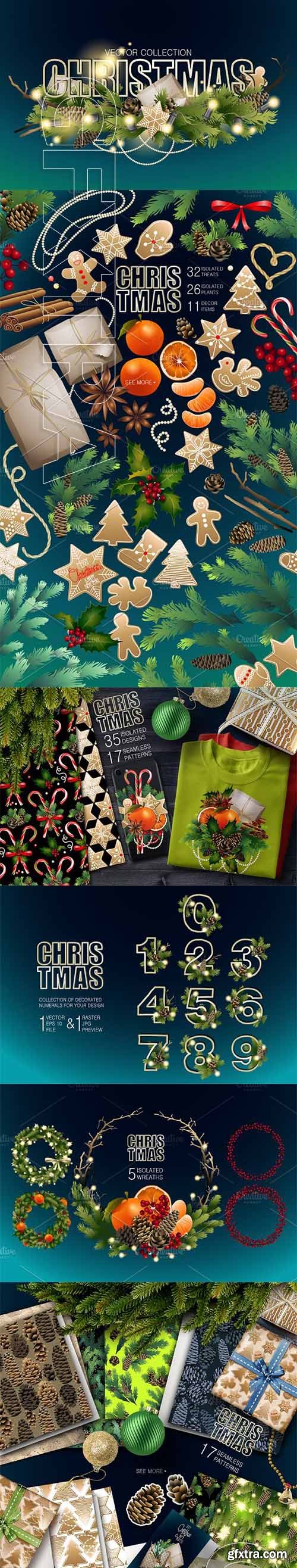 CreativeMarket - Christmas collection 2032076