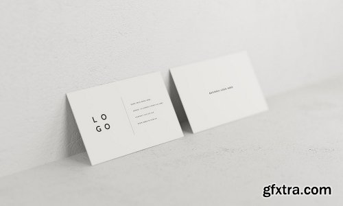 CreativeMarket 5 White Business Card Mockups 2025267