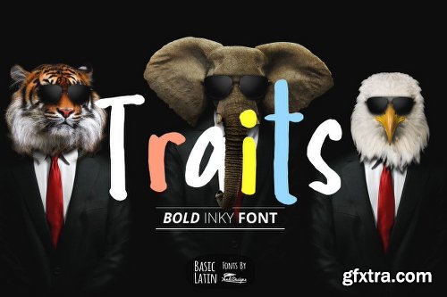 Traits Inky Font