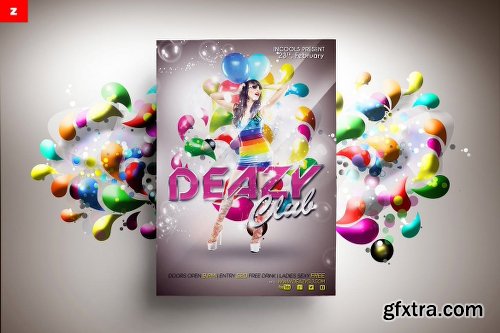 Graphicriver Deazy Club Flyer Template | Events 5733845