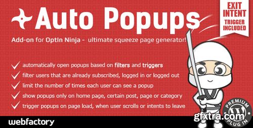 CodeCanyon - Auto Popups add-on for OptIn Ninja v1.15 - 9316664