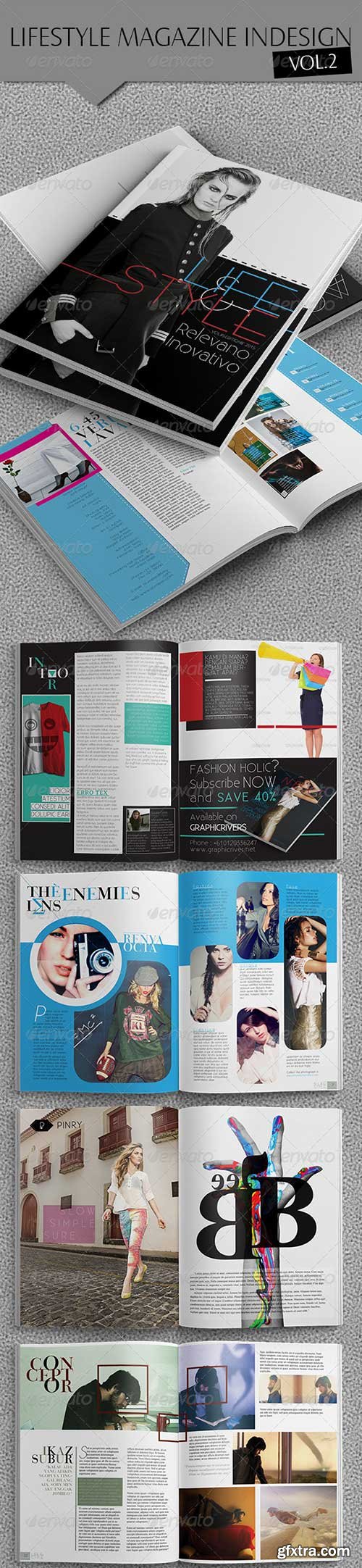 Graphicriver - Indesign Lifestyle Magazine Template 5956124