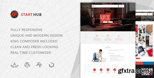 ThemeForest - StartHub v1.0.1 — Clean Multipurpose Business/Corporate/Blog WordPress Theme 19474171