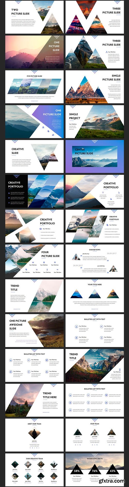 CM - Mountains - Powerpoint Template 1987072