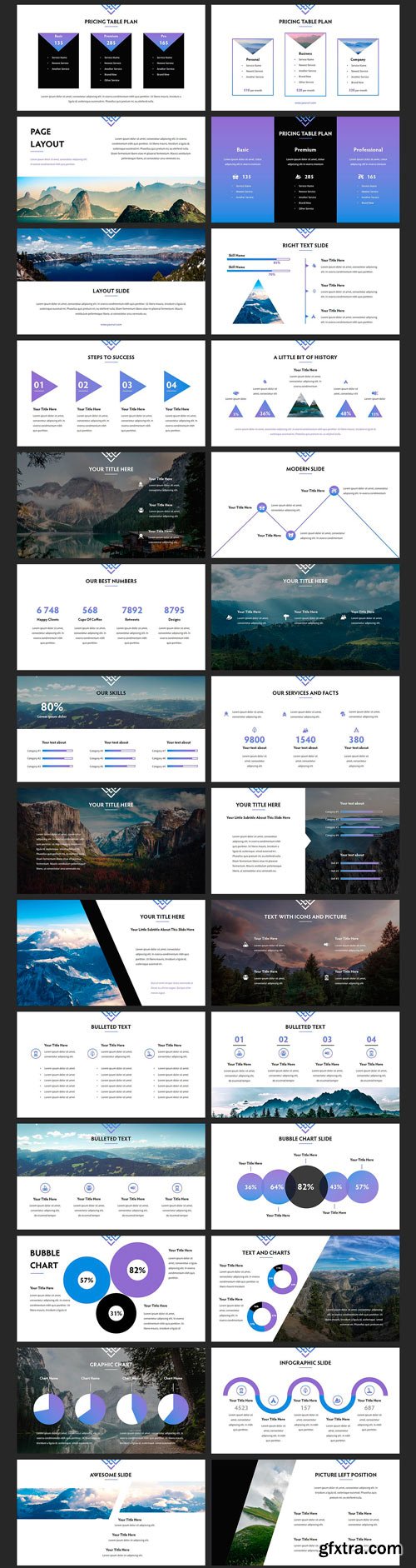 CM - Mountains - Powerpoint Template 1987072