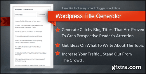 CodeCanyon - WordPress Title Generator v1.0.0 - 7022638