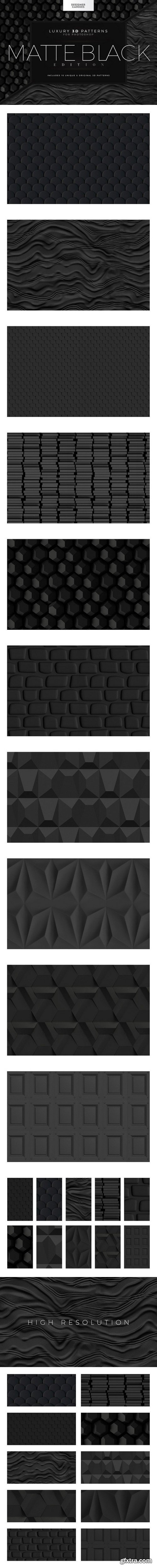 CM - 3D Patterns Matte Black Edition 1956517