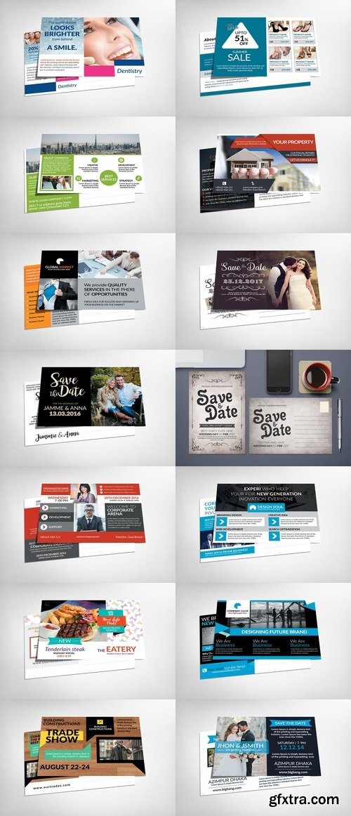 CM - 38 Business Postcards Bundle 1377689