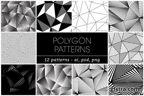 CM - 12 POLYGON TRIANGLE PATTERNS 1377404