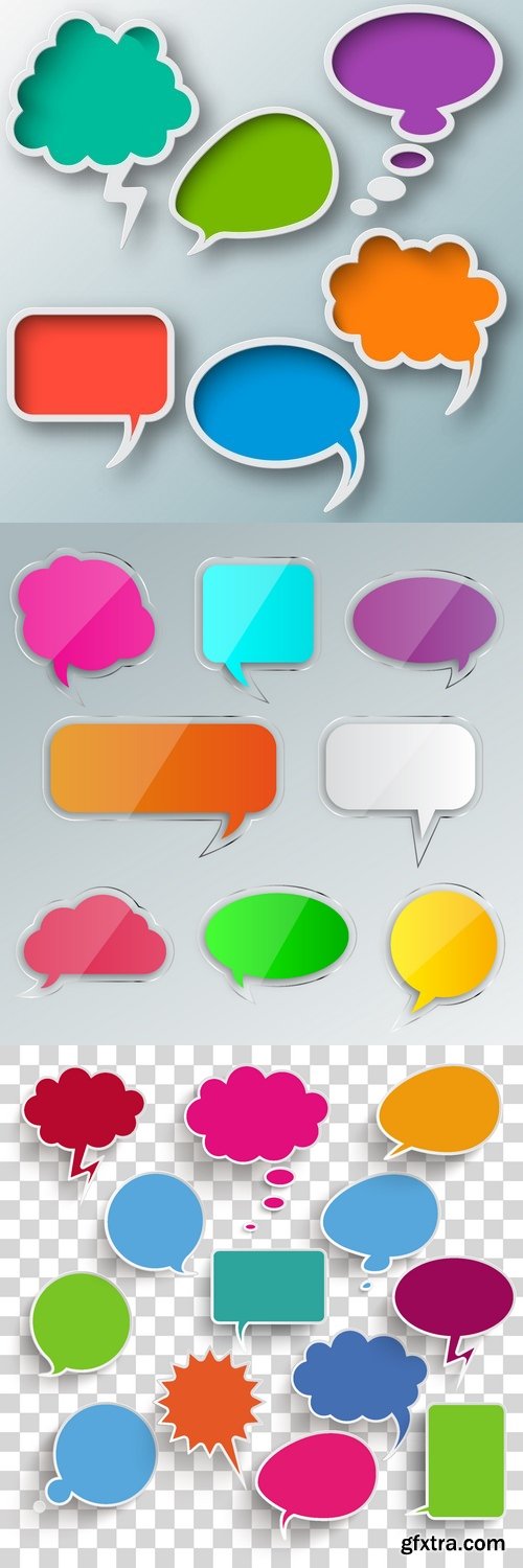 Vectors - Creative Speech Bubbles Set