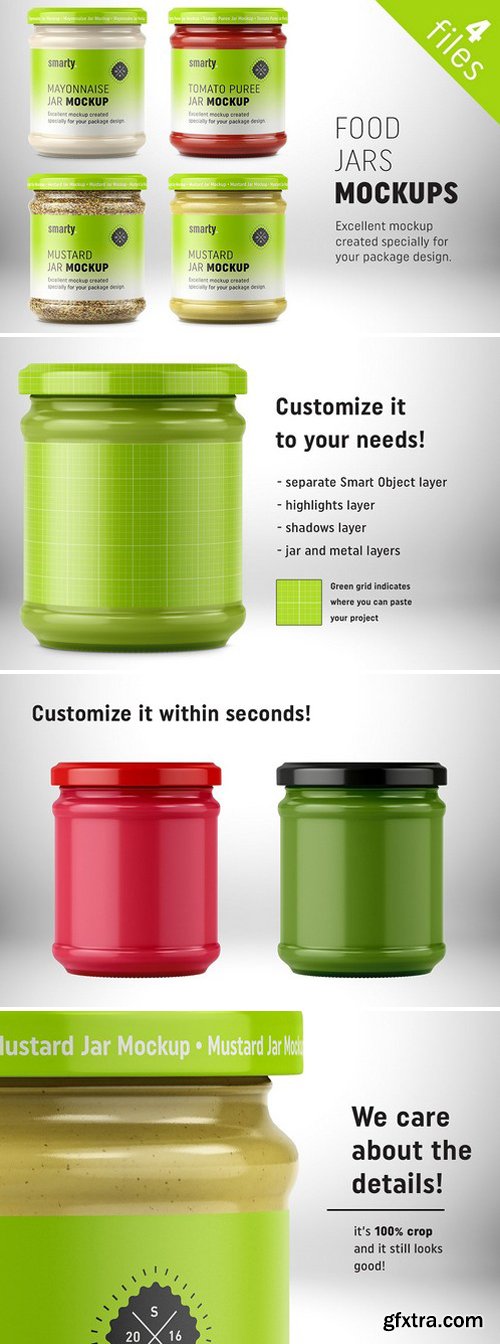 CM - Food Jar Mockups 1992535