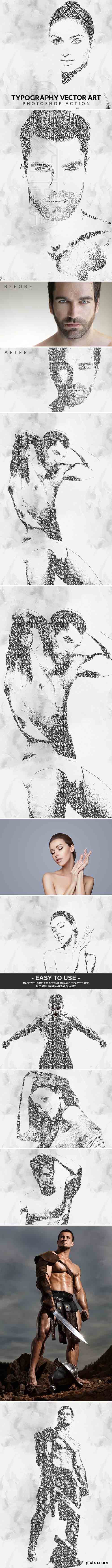 GraphicRiver - Typography Vector Art Photoshop Action 20932469