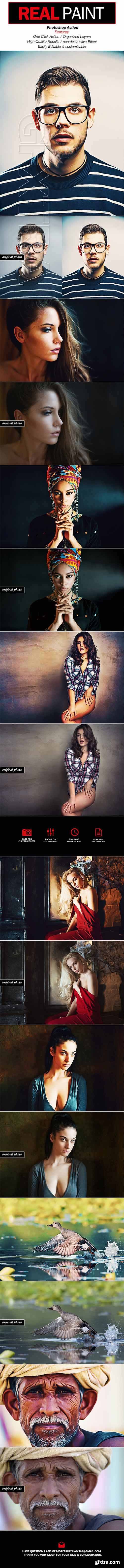 GraphicRiver - Real Paint-Photoshop Action 20934007