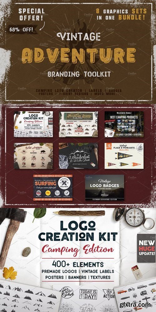 CM - Vintage Adventure Branding Toolkit 1348545